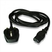 Line cord - 2.8m, 10A/250V, C13 to BS 1363/A (UK)